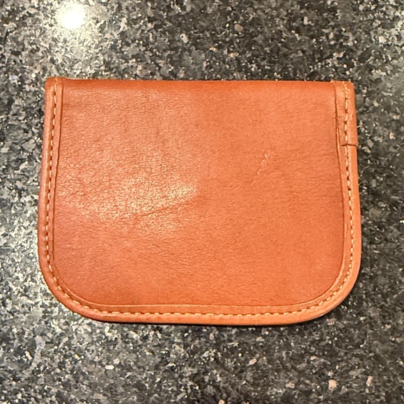 Coach Tan Leather Card Holder - Picture 2 of 3